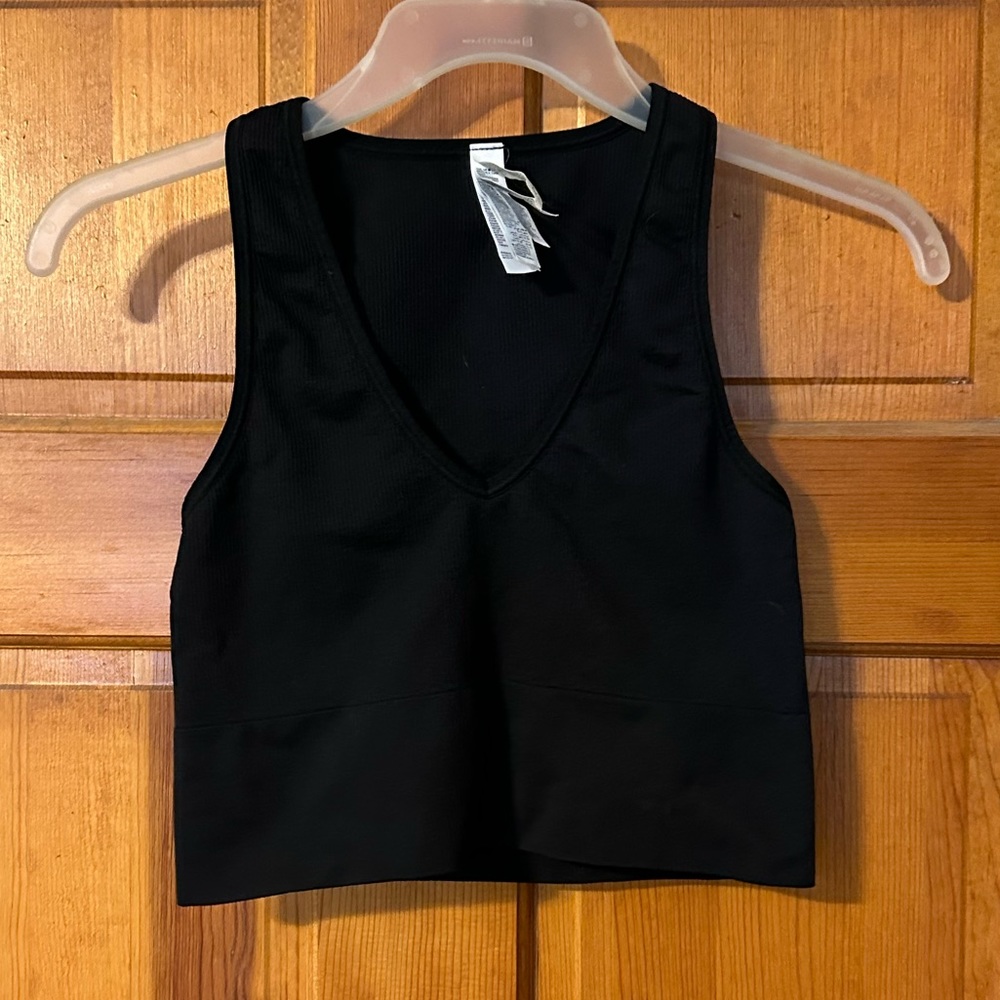 Athleta Black Aurora Seamless Crop